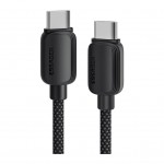 Дата кабель USB-C to USB-C 1.0m 100W black Essager (EXCTT1-WL01-P)