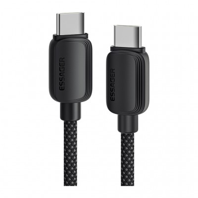 Дата кабель USB-C to USB-C 1.0m 100W black Essager (EXCTT1-WL01-P)
