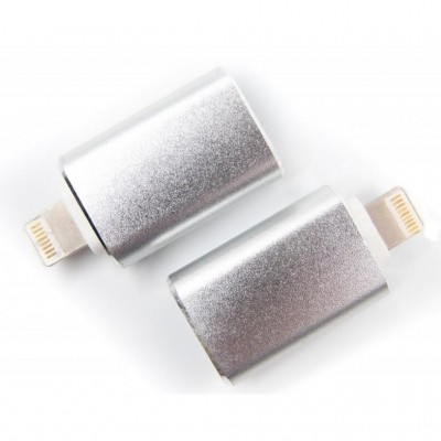 Перехідник OTG USB 2.0 AF to Lightning grey Dengos (ADP-016)
