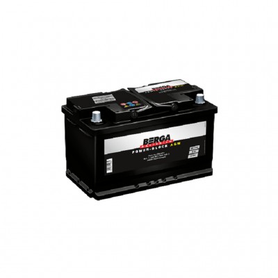 Акумулятор автомобільний Berga Power Block AGM 80Ah Ев (-/+) (800EN) (5809010807502)