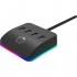 USB-хаб HP USB 3.0 to 4xUSB 3.0 RGB black HP (HP_DHC-CT120)