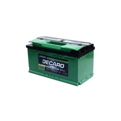 Акумулятор автомобільний DECARO 100Ah-12v PROFI (353х175х190), R, EN850 (6СТ-100 АЗ (0) PRO)