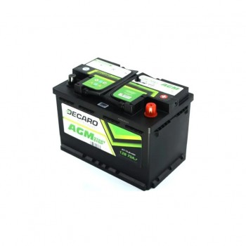 Акумулятор автомобільний DECARO 70Ah-12v AGM Start-Stop (278х175х190), R, EN760 (6СТ-70 (0) AGM)