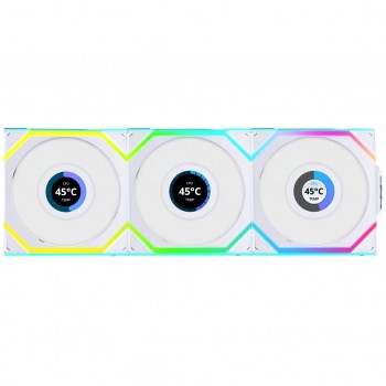 Вентилятор Lian Li UNI Fan SL WIRELESS LCD 120-3 REVERSE (G99.12RSLLCD1W3W.00)
