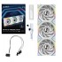 Вентилятор Lian Li UNI Fan SL WIRELESS LCD 120-3 REVERSE (G99.12RSLLCD1W3W.00)