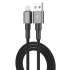 Дата кабель USB 2.0 AM to Lightning 1.0m 2.4A black Grand-X (PL-08B)