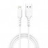 Дата кабель USB 2.0 AM to Lightning 1.0m 2.4A white Grand-X (PL-05W)