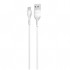 Дата кабель USB 2.0 AM to Lightning 2.0m 2A white Grand-X (PL-02W)