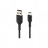 Дата кабель USB 2.0 AM to USB-C 0.15m 15W PVC black Belkin (CAB001BT0MBK)