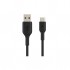 Дата кабель USB 2.0 AM to USB-C 0.15m 15W PVC black Belkin (CAB001BT0MBK)