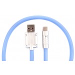 Дата кабель USB 2.0 AM to USB-C 1.0m blue Dengos (PLS-TC-NS-BLUE)