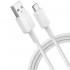 Дата кабель USB 2.0 AM to USB-C 1.8m 322 white Anker (A81H6H21)
