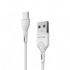 Дата кабель USB 2.0 AM to USB-C 2.0m 2.4A white Grand-X (PC-02W)