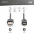 Дата кабель USB 2.0 AM to USB-C 3.0m black Digitus (AK-300148-030-S)