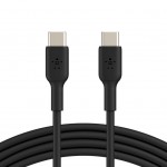 Дата кабель USB-C to USB-C 1.0m PVC black Belkin (CAB003BT1MBK)