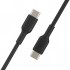 Дата кабель USB-C to USB-C 1.0m PVC black Belkin (CAB003BT1MBK)