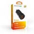 Зарядний пристрій Grand-X 1xUSB 2.4A car adapter black (CH-20B)