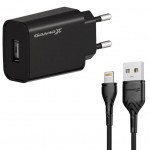 Зарядний пристрій Grand-X GaN USB-C 30W QC3.0 white (CH-390W)