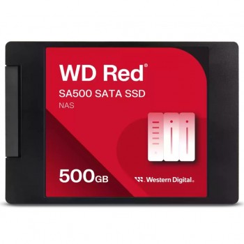 SSD 2.5" 500GB RED SA500 Western Digital WDS500G1R0A-68A4W0