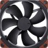 Вентилятор 140 мм Noctua 24V iPPC для корпусу 140x140x25мм SSO2 500-2000 об/хв 43,5 дБ 4pin PWM чорний (NF-A14iPPC-24V-3000 SP IP67 PWM)