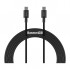 Дата кабель USB-C to USB-C 2.0m 100W black Baseus (CATYS-C01)