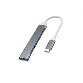 USB-хаб XoKo USB-C 3xUSB 2.0 + 1xUSB 3.0 (XK-AC-404)