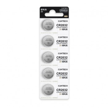 Батарейка для БIОС/ BIOS CR 2032 coin cell battery * 5 CUKTECH (CKCR2032CNWT)