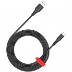 Дата кабель USB 2.0 AM to USB-C 2.0m 18W TPE black Canyon (CNS-AC18SC20B)