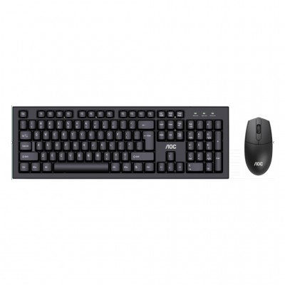 Комплект (клавіатура, миша) AOC KM210B Wireless UA Black (KM210B/97)