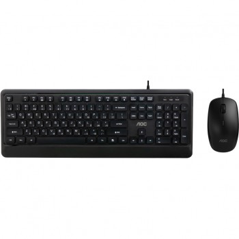Комплект (клавіатура, миша) AOC KM220B USB UA Black (KM220B/97)