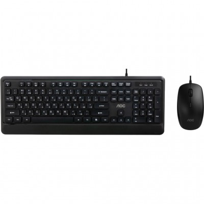 Комплект (клавіатура, миша) AOC KM220B USB UA Black (KM220B/97)