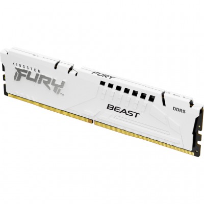 Пам'ять DDR5 16GB 6000 MHz Beast White EXPO Kingston Fury (ex.HyperX) KF560C36BWE2-16
