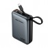 УМБ Vention 20000 mAh 45W Mini with Built-in USB-C Cable Gray (FHGH0)