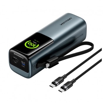 УМБ Vention 27000 mAh 200W Gray TFT Display Type (FKGH0)