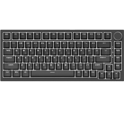 Клавіатура Ajazz AK820 Red Switch Black USB-C (AK820-R-B)
