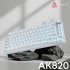 Клавіатура Ajazz AK820 Red Switch White USB-C (AK820-R-W)