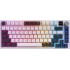 Клавіатура бездротова GamePro Asgard Valhalla QLAB Sakura Switch White With Display (MK160-W-D-QS-PRO)
