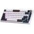 Клавіатура бездротова GamePro Asgard Valhalla QLAB Sakura Switch White With Display (MK160-W-D-QS-PRO)