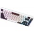 Клавіатура бездротова GamePro Asgard Valhalla QLAB Sakura Switch White With Display (MK160-W-D-QS-PRO)