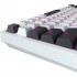 Клавіатура бездротова GamePro Asgard Valhalla QLAB Sakura Switch White With Display (MK160-W-D-QS-PRO)