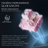 Клавіатура бездротова GamePro Asgard Valhalla QLAB Sakura Switch White With Display (MK160-W-D-QS-PRO)
