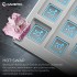Клавіатура бездротова GamePro Asgard Valhalla QLAB Sakura Switch White With Display (MK160-W-D-QS-PRO)