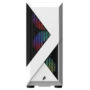 Корпус 1stPlayer F3-A-4F1 White 600W