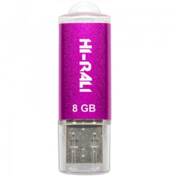 флеш USB 8GB Hi-Rali Rocket Series Violet (HI-8GBVCVI)