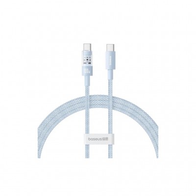 Дата кабель USB-C to USB-C 1.0m 100W blue Baseus (1167203)