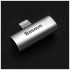 Перехідник L46 Lightning (1 Male / 2 Female) (CAL46-S1) Black-Silver Baseus (CAL46-S1)