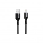 Дата кабель USB 2.0 AM to Lightning 1.0m 2.4A black Choetech (XAL-0003-BK-V2)