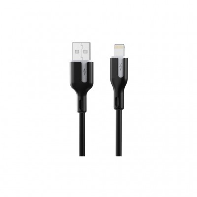 Дата кабель USB 2.0 AM to Lightning 1.0m 2.4A black Choetech (XAL-0003-BK-V2)