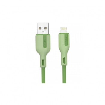 Дата кабель USB 2.0 AM to Lightning 1.0m 2.4A green Choetech (XAL-0003-GN-V2)