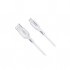 Дата кабель USB 2.0 AM to Lightning 1.0m 2.4A white Choetech (XAL-0003-WH-V2)